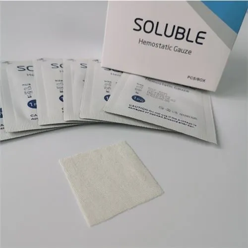 Consumabili medici Monouso Sterile Solubile Garza Emostatica